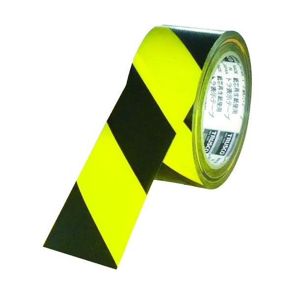 納期について：取寄品3〜5営業日目発送予定★欠品時除くメーカー名：トラスコ中山(株)【 特長 】・強粘着タイプです。・手切れ性が良好です。・水にも強いタイプです。・こすれに強いです。【 用途 】・屋内用。・危険箇所への表示。【 仕様 】品名...