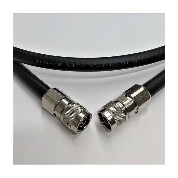 【未使用】フジクラ高周波同軸ケーブル8D-FB 30ｍMP-MPコネクタ付き 未使用】フジクラ高周波同軸ケーブル8D-FB 30mMP-MPコネクタ