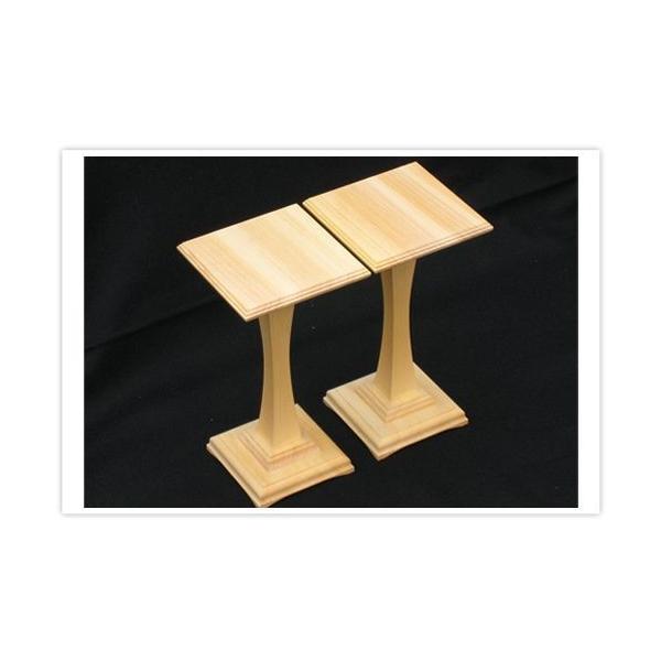 代引不可    将棋  駒台　ヒバ　一本足   ５寸用　  ●新品