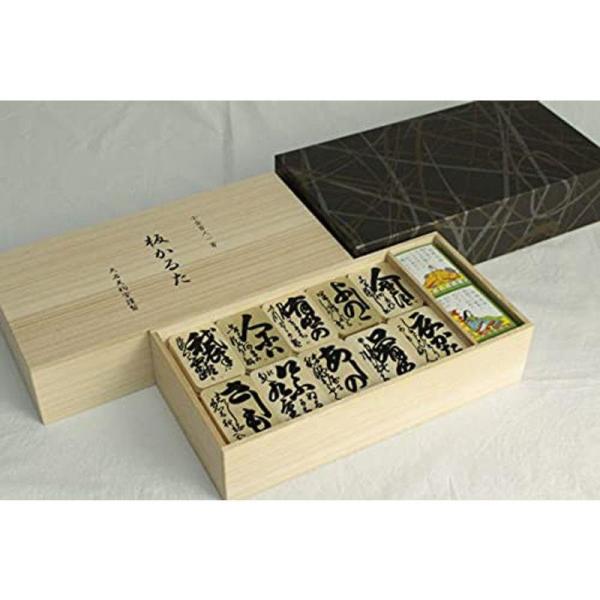 百人一首 板かるた(桐箱)