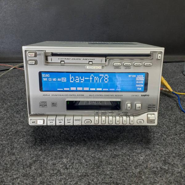 SANYO サンヨー EXCEDIO CDF-MC2 CD MD カセット 2DIN