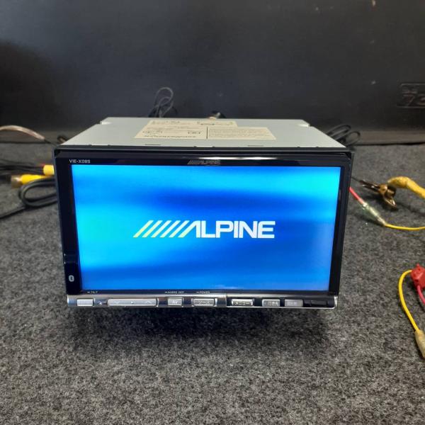ALPINE アルパイン VIE-X08S フルセグTV DVD CD USB Bluetooth ハンズ