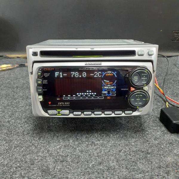 KENWOOD DPX-500 レア　当時物 カーオーディオ KENWOOD ケンウッド DPX-500 2DIN CD カセット プレーヤー プレイヤー