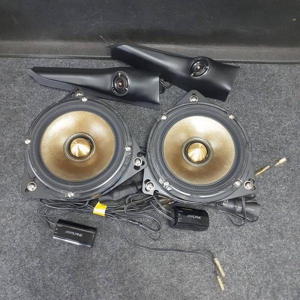 ALPINE アルパイン DLX-F171S セパレート 17cm 180W PEAK トヨタ エスティマ 50 外し KTX-Y171HB スピーカー b88