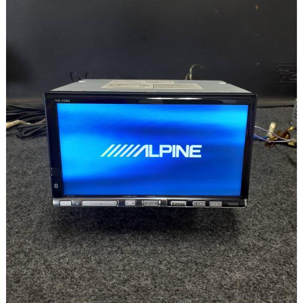 ALPINE VIE-X08S フルセグTV DVD Bluetooth ハンズフリー CD HDD ナビ