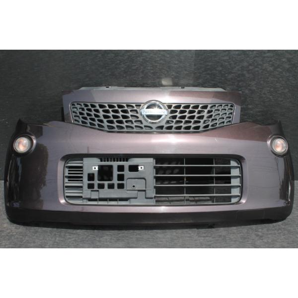 Kame's　日産　モコ　MG33S　フロントバンパー　カラー：ZSU 日産（NISSAN） モコ X 前期(MG33S) 純正 破損無 フロントバンパー