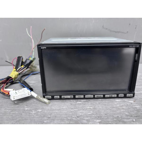 サンヨー　2009年モデル　NVA-MS1109R　2DINメモリーナビ ワゴンR FX 2型 (MH23S WFXD-2) 純正 メモリーナビ NVA-MS1110R ナビ