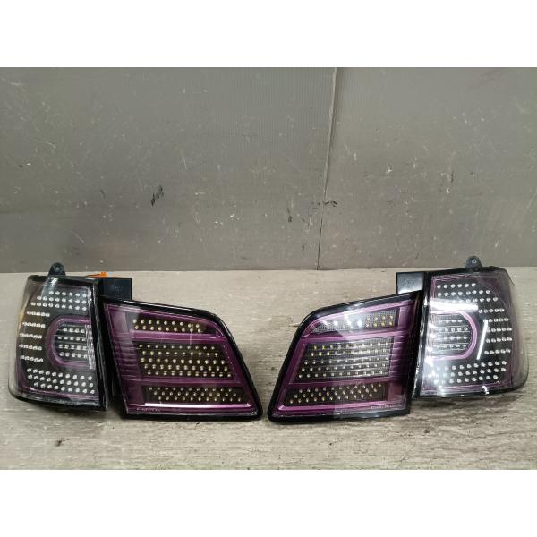 マツダ MPV 23T ターボ 前期 (LY3P) 純正 テールランプ フィニッシャー 4点セット 純正加工？ LED P5134 スタンレー Mazda p0
