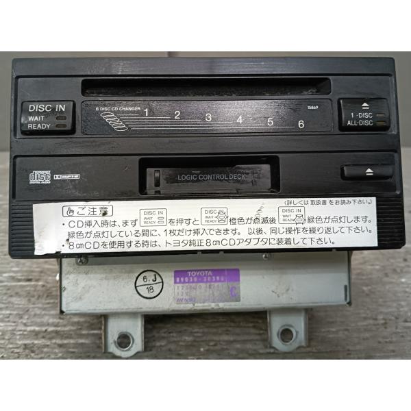 クラウン エステート アスリートG 後期 (JZS175 JZS175W-AWAXH) 純正 オーディオデッキ 86120-30C50 フジツーテン Toyot