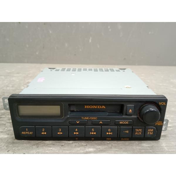 バモス ターボ 前期 (HM1 GF-HM1) 純正 オーディオデッキ カセットデッキ カーオーディオ 39100-S50-J111-M1 動作保証 ホンダ p