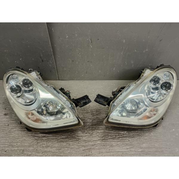 三菱 アイミーブ(HA3W) 純正 HID LEDヘッドライト バラスト レベ付 キセノン 左右セット ヘッドランプ 刻印A P9234 動作保証 p06481