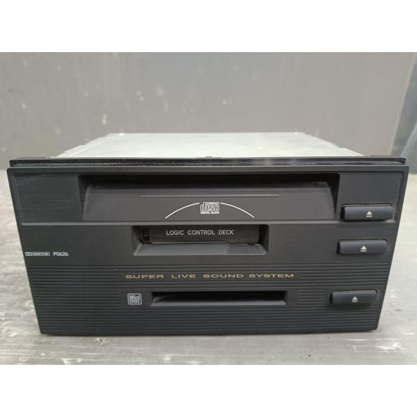 17 クラウン エステート アスリート 後期(JZS171) オーディオデッキ カセットデッキ CD MD カーオーディオ 86120-3A790 p06485