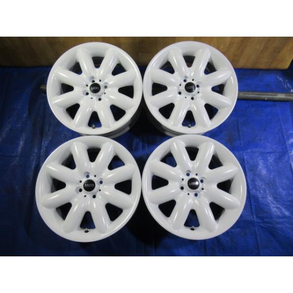 激安即決！美品！MINI純正 17-7J 4H/100 ET48 中古4本 ミニクーパー ミニクラブマン ミニワン ミニロードスター ミニクーペ等 T00638