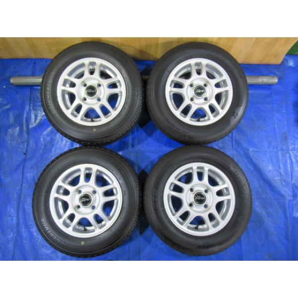 GIRO 12-4.5J 4H/100 ET43 +BRIDGESTONE 145/80R12 145R12 LT 6PR