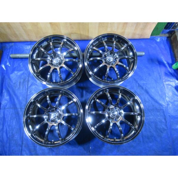 ベンツ アウディ ADVAN Racing RS-D 18-8.5J 5H/112 ET45 中古4本