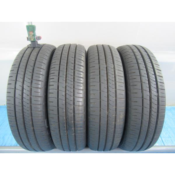 155/65R14 75S DUNLOP ENASAVE EC204 極上 バリ溝9分山 2024年製 夏