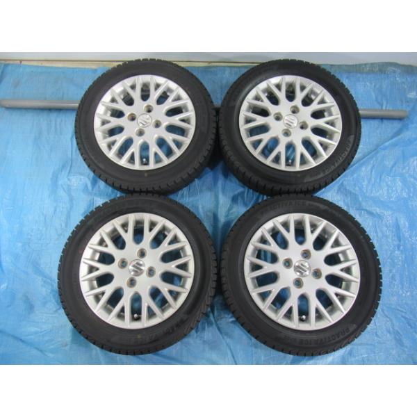 155/65R14 スタッドレスタイヤ YOKOHAMA スズキ純正 14インチ 4.5J 4H