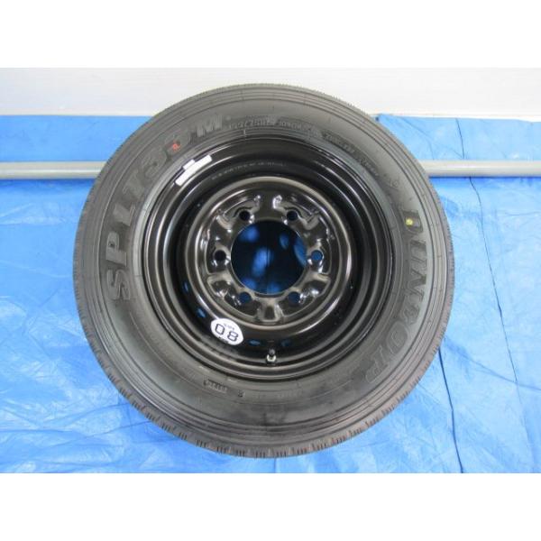 バランス済！日産純正 鉄ホイール 15-5.5J 6H/170 ET40 + DUNLOP 195
