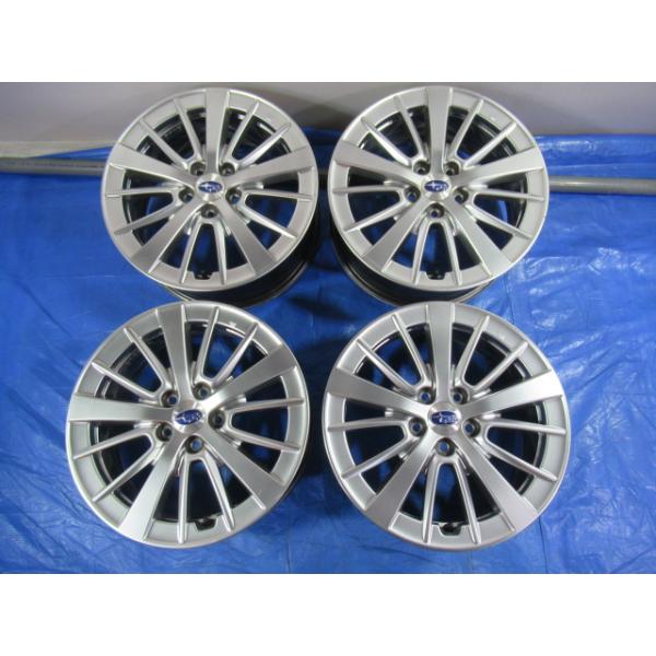 歪みチェック済 ゴムバルブ新品 ENKEI スバル純正 16-6.5J 5H/100 ET55