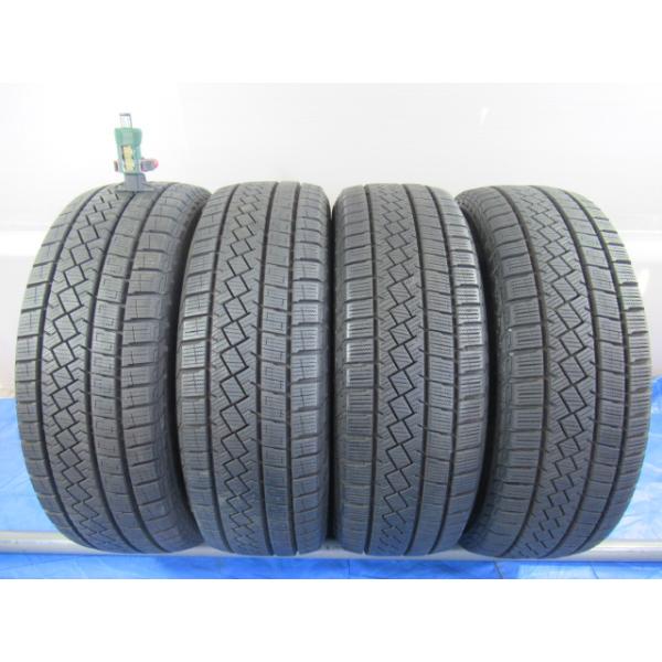 エア漏点検済！極上バリ溝8〜9分山！冬タイヤ PIRELLI ASIMMETRICO ICE