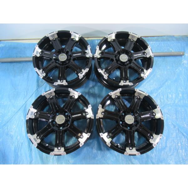 【即発送】デリカd5に！Rays デイトナ　17インチホイールセット アルミホイール RAYS DAYTONA FDX-D 17インチ 7J 5H/114.3 ET40 中古4