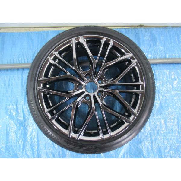 235/40R19 バランス済 LEXUS ENKEI BRIDGESTONE レクサス純正 19インチ 8.5J 5H/114.3 ET45 中古1本 RC3