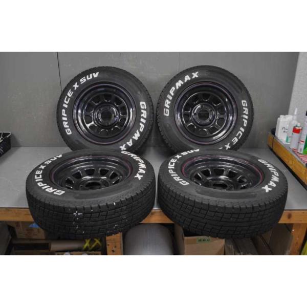 シボレー エクスプレス  社外 バリ山 2022年製 スタッドレスタイヤ 215/70R16 鉄ホイール 16×7JJ 5穴 PCD127  GRIP ICE 