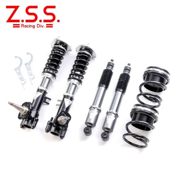 カローラ レビン トレノ AE86 ハチロク スピンドル付 Z.S.S. Rigel 全長調整 フルタップ 車高調 24段減衰調整付 ショック サス ZSS