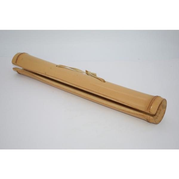 掛け軸　掛軸 軸巻 白竹 04-9201 径5cm 長さ36cm 汚れ、擦れはありますが、本体はしっかりしています、お稽古にお使いになるには差し支えありません。