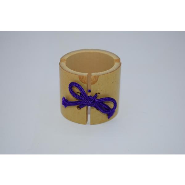 扇立 白竹 04-9502 径3.7cm 高さ3.6cm シミ、擦れはありますが、本体はしっかりしています、お稽古にお使いになるには差し支えありません。