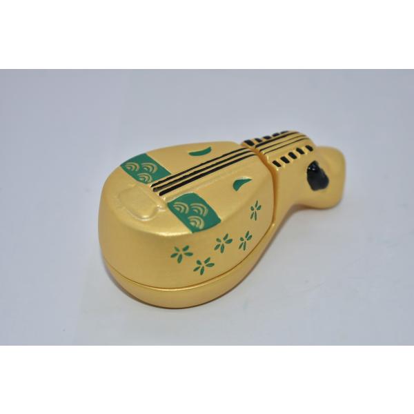 茶道具 琵琶 香合 作 茶道 06-8204 06-003-03