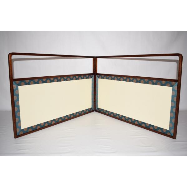 美品　茶道具 風炉先 玉桑縁 唐松/鳥の子 両面使い 江戸間用 風炉先屏風 茶道 茶道具 風炉先 玉桑縁 唐松/鳥の子 両面 両面使い 江戸間用 風炉先屏風