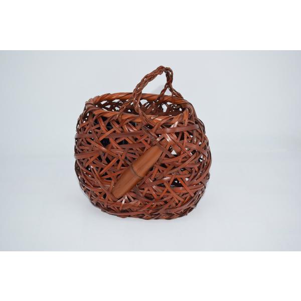 花入 染竹 菜摘 籠 篭 置き 茶道 08-8811 : 月香園アウトレット店