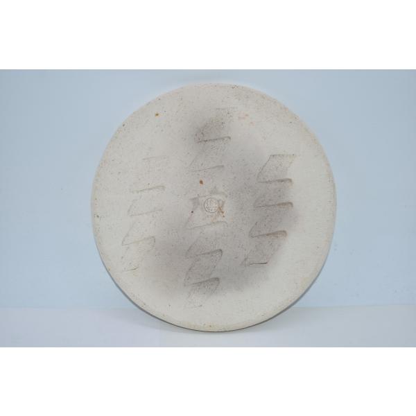 茶道具 底瓦 中 「楽」印 径19.5cm 高さ1.3cm 茶道 10-003-02