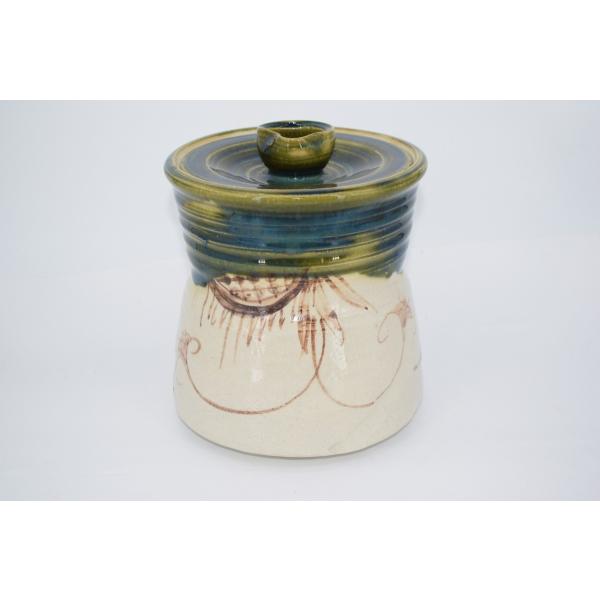 水指　茶道具 茶道具 織部 水指 中島 春草 作 t 茶道 14-4633 : 月香園