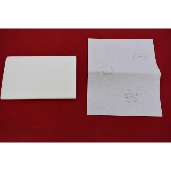 茶道具 懐紙 雪月花透 1帖(25枚) 17.5×14.5cm  21-9926