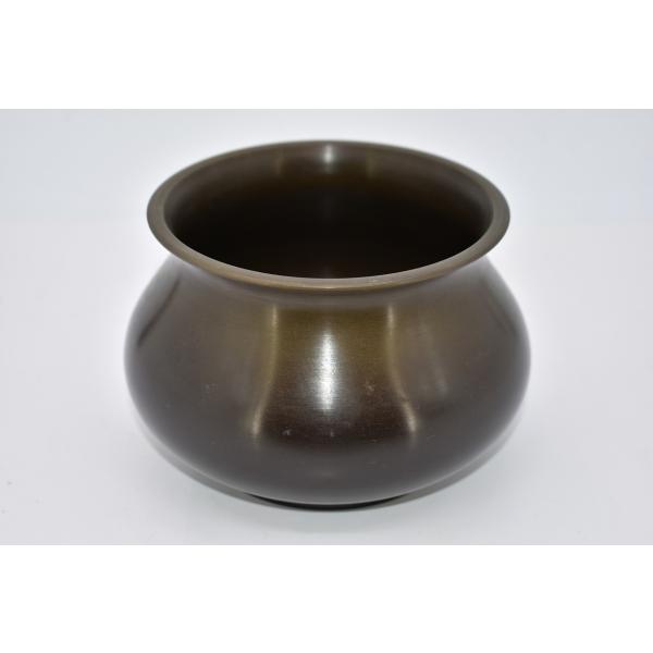 茶道具 唐銅エフゴ建水 （1） 茶道22-004-01