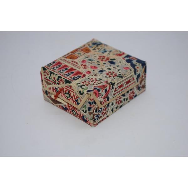 茶道具 茶事 懐石 袖落とし 残菜入れ折りたたみ (4) 茶道 29-9301 7.2×5.9cm 高さ3.1cm 折りたたみ時（9.9×5.9cm） 汚れ、擦れはありますが、本体はしっかりしています、お稽古にお使いになるには差し支えありません。