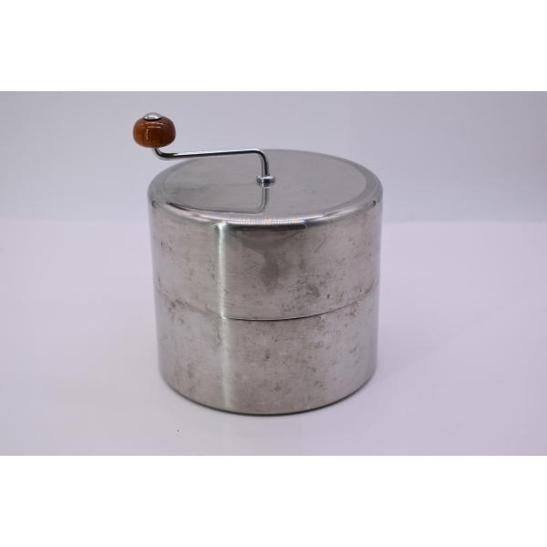 茶道具 抹茶篩 ステンレス製 茶会用 うらごし器付 ブラシ付き（径13.5 高さ15cm） 抹茶漉し 抹茶こし 抹茶ふるい 30-9920