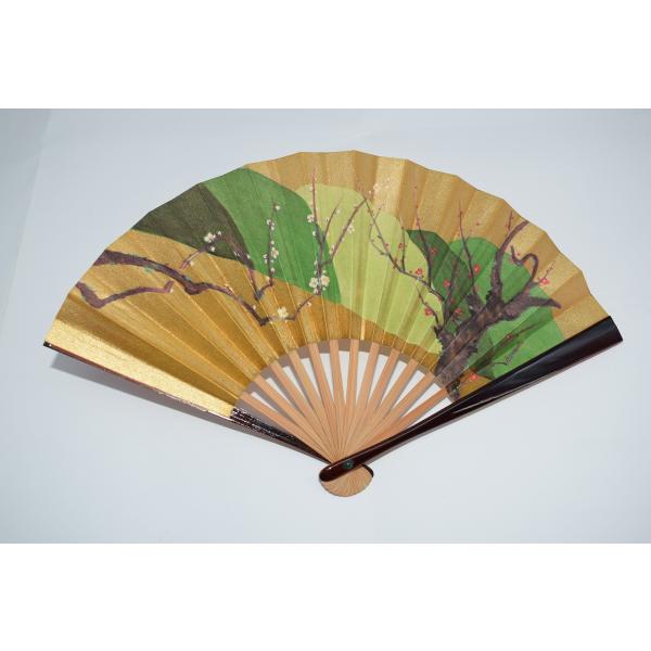 ポ*ム様 茶道具　中国　山水画扇　51㎝　大きい扇子　茶道具 gekkouen-outlet_31-8404