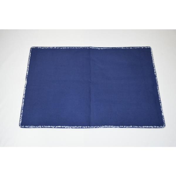 煎茶道具 茶具敷 紺 小 34-004-29