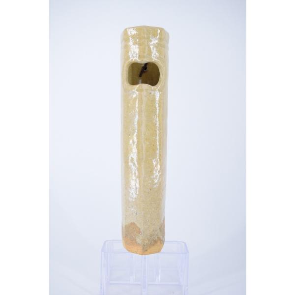 竹尺八花入 宗悦作 花瓶 華道 茶道 利休 掛け花入 竹尺八花入 宗悦作