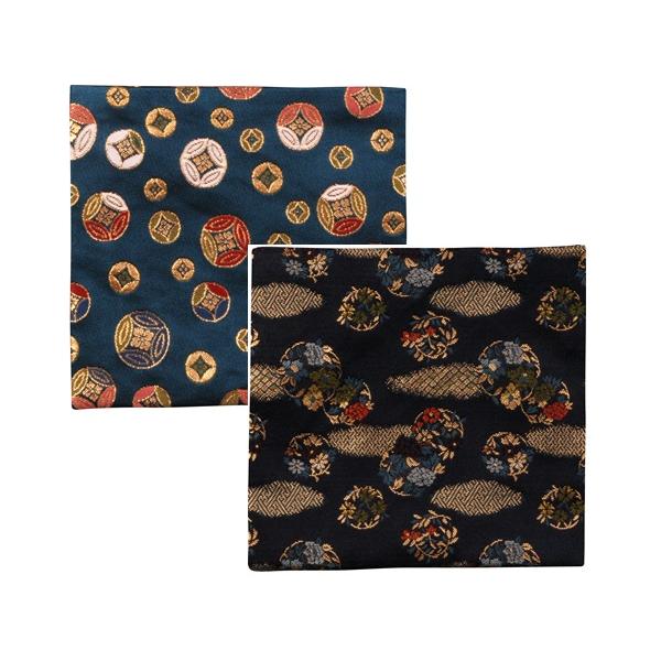 茶道具 古帛紗 古服紗 交織 青色系 1点 t 茶道 袱紗 注）画像は色見本