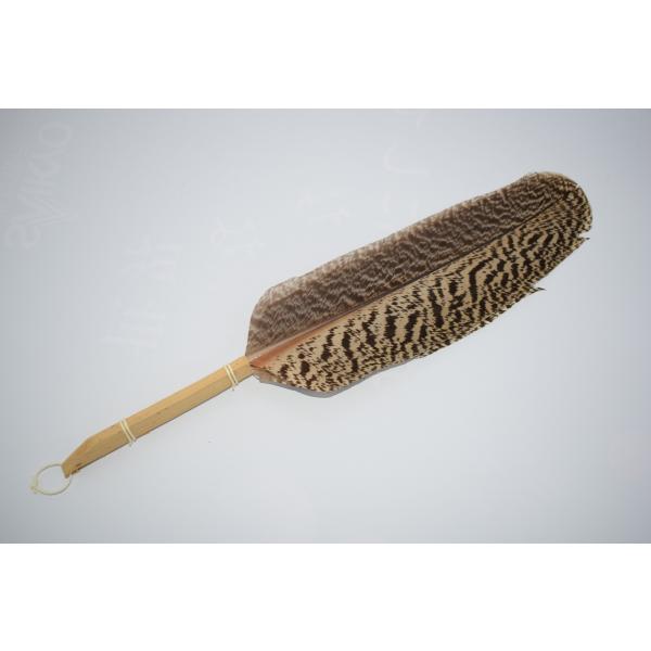 茶道具 羽箒 炉用 左羽根 孔雀 茶道 t tz05-053 : 月香園アウトレット