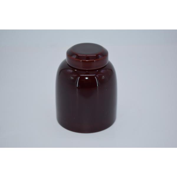 茶道具 溜塗 利休好形 帽子棗 茶器 棗 茶道 t tz17-012 注）画像は見本