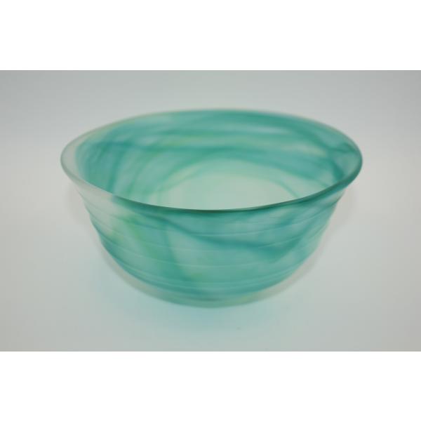 茶道具 抹茶茶碗 ガラス 耐熱 緑渦 茶碗 t 茶道 tz18-061 : 月香園