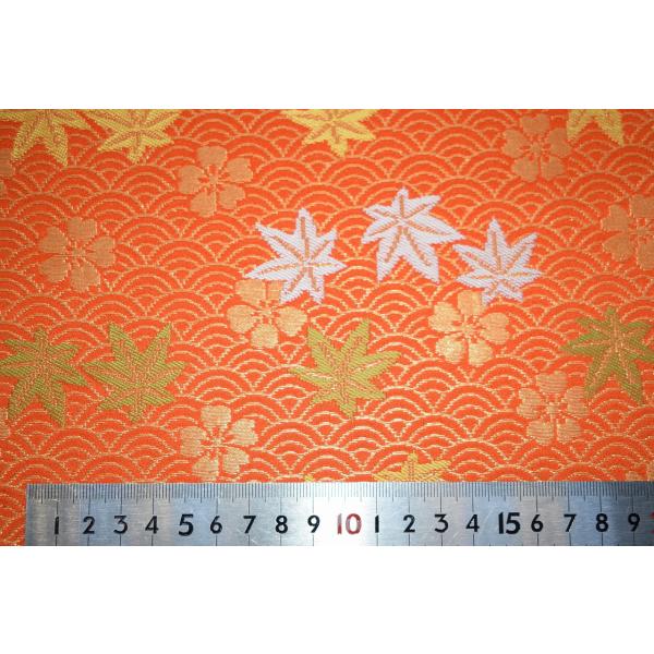 仕覆裂 仕服裂 茶入用 茶碗用 棗用 茶杓用 青海波地雲錦紋 金襴 正絹 t tz2033-41 約27cm角 名物裂 茶碗1個分、茶入・棗は約2個作成可能です。