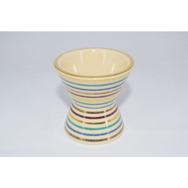 茶道具　「仁清写独楽端文 蓋置」　 手塚 充 造 茶道具 仁清写 独楽筋 蓋置 手塚 石雲 作 茶道 : 茶道具 月香園 - 通販