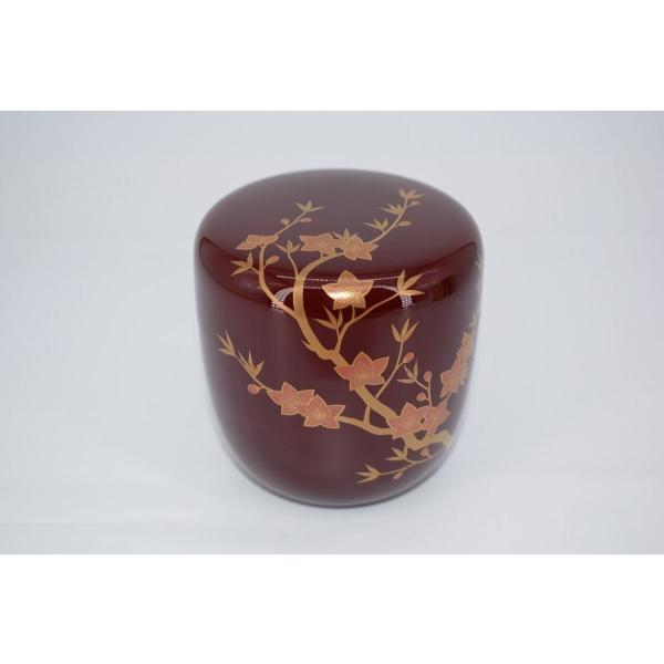 茶道具 立ち雛蒔絵 中棗 中村 恭蔵 作 桐箱入り 茶道 : 茶道具