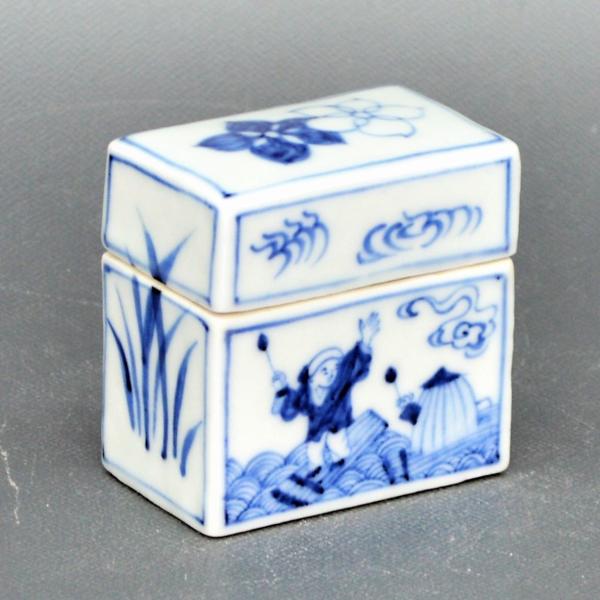 茶道具 染付 屏風箱 香合 景徳鎮 : 茶道具 月香園 - 通販 - Yahoo